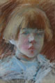  Portrait de Michel Kousnetzoff. Pastels sur papier 33x23cm,dat 1919-1920 (cat.419).   