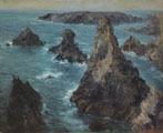  Port Coton. Belle-Isle-en-Mer. Huile sur toile 81x100cm, 1913 (cat.642).   