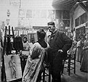  Александре Кузнецов на мастерской (вокруг 1900). 